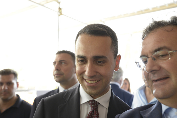 Luigi Di Maio, Italian politician serving as Minister of Foreign Affairs since 5 September 2019 at Mediterraneo Wine & Food and Travel in Castel dell’Ovo.