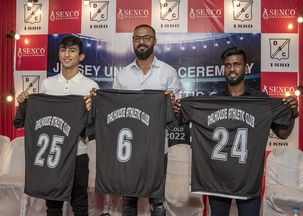 Dalhousie Athletic Club unveils the new season football jersey at their club premises on 25th June,2022 with presence of dignitaries from sports & corporate world.