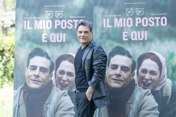 Italian actor Marco Leonardi attends the photocall of the film 'Il mio posto è qui' at the Casa del Cinema in Rome