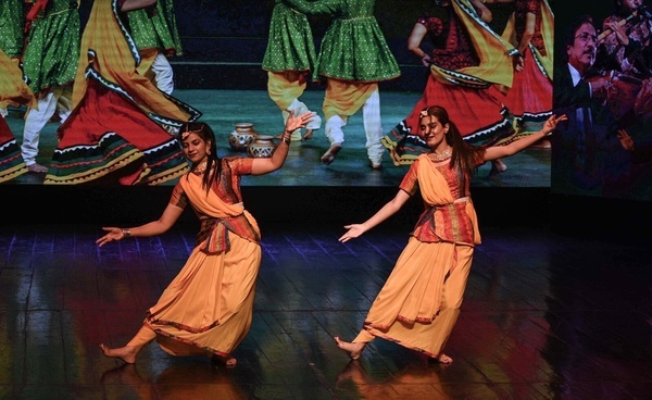 ISLAMABAD, PAKISTAN, APRIL 29: Pakistani artists perform dance to celebrate the International Dance Day, at Pakistan National Council of Arts Auditorium in Islamabad, Pakistan, on April 29, 2024 The Pakistan National Council of the Arts has organized folk, classical, and Sufi dance performances on the eve of the International Dance Day.