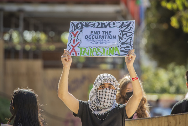 Pro-Palestinian protests continue to rock the UCLA campus amid heightened security following a weekend of violence between activists in Westwood.
