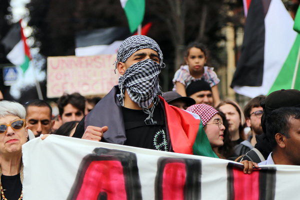 Demonstration in Turin to remember 76 years since the Palestinian Nakba