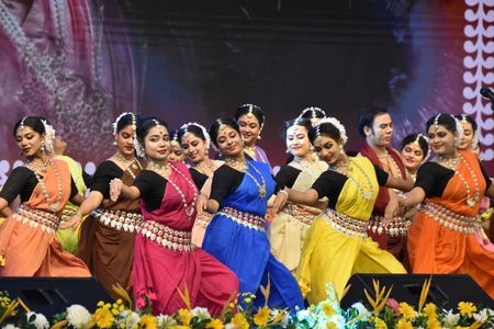 Cultural dance at the inaugural lead by Dona Ganguly function of the 29th edition of the Kolkata International Film Festival (KIFF 29), organized by the Information and Cultural Affairs Department, Government of West Bengal, which is scheduled to be held between 5 - 12 December, 2023 in Kolkata, the cultural capital of the State of West Bengal. this festival is accredited by the International Federation of Film Producers' Association or FIAPF.