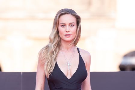Actress Brie Larson attends the premiere of the film "Fast X" in front of Colosseum in Rome on May 12, 2023