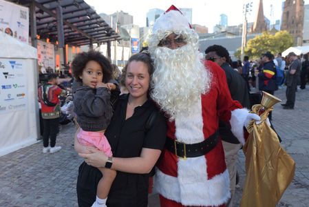 MELBOURNE, AUSTRALIA,NOVEMBER 19, 2023= African people gathered to celebrating diversity and harmony during African music and cultural festival at flinders street station in Melbourne, Australia on November 19,2023. (Photo by Rana Sajid Hussain/Pacific Press Agency)