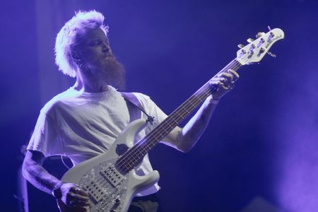 The post punk of Molchat Doma in concert in Bologna.