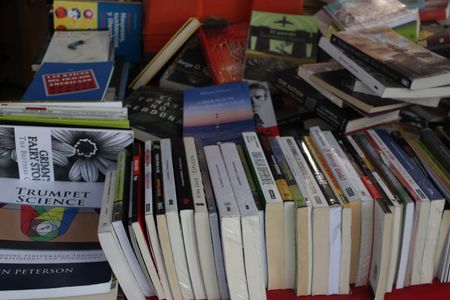 Collection of books from different publishers