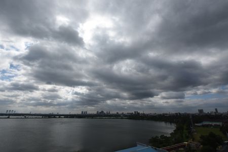 Heavy clouds seen over Kolkata sky. In a week-long crescendo, the system brewing in the Bay of Bengal has evolved into a full-fledged Cyclonic Storm Midhili, and it passes by without hitting Kolkata towards Bangladesh.