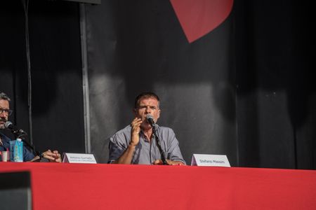 Stefano Massini talks at Festival Filosofia 2023