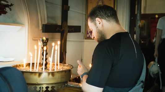 The Feast of Holy Pentecost was celebrated with a special mass which was including kneeling in prayer. The mass officiated by Orthodox Metropolitan Bartholomew Samaras in Aya Fotini Church, a Greek Orthodox Church in Izmir.