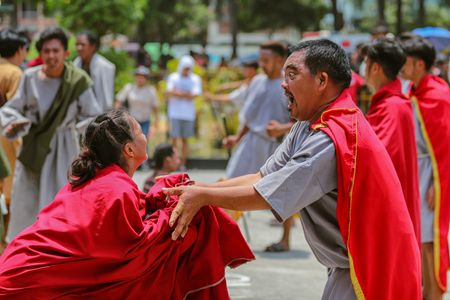 "SENAKULO" A Reenactment of Jesus Christ's passion and death in San Lorenzo Ruiz and Companion Martyrs Parish, Navotas CIty, On Good Friday.