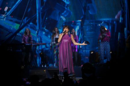 The Spanish singer and composer Rozalen (Albacete, 1986), considered one of the main voices of the new author's song and who currently has five published works, in addition she accumulated such important distinctions to her credit as four Gold Records, two Platinum, a Goya, the 2021 National Prize for Current Music and three nominations for the Latin Grammys is seen on stage on Saturday, October 21, 2023, during his participation in the 'Cadena 100. Por ellas' concert, which this year celebrates its tenth anniversary, at the WiZink Center, in Madrid (Spain). The 'Cadena 100. Por ellas' concert returns one more year to the WiZink Center to raise funds for cancer research with a line-up of top artists such as: Chanel, Vicco, Rozalen, Edurne, Lorena Gomez, Alvaro de Luna, Nil Moliner, Sergio Dalma, Beret & Mr. Rain, Conchita and Alvaro Soler have come together to give voice to a night full of emotion, already converted into the great event to support all those people who have fought or are fighting against the disease. At the same time, Iñigo Quintero, the young man from La Coruña who is breaking records on Spotify and on social networks, made his debut on stage performing his hit 'Si no estas'. Last year, the Spanish Association Against Cancer allocated 17 million euros for 79 research projects. This year it is expected to reach 26 million, with a goal for 2030 of exceeding 70 percent cancer survival, because not all cancers have as high a survival rate as breast cancer. A challenge, in which initiatives such as 'Cadena 100. Por ellas' are important and help to continue adding to the fight against cancer.