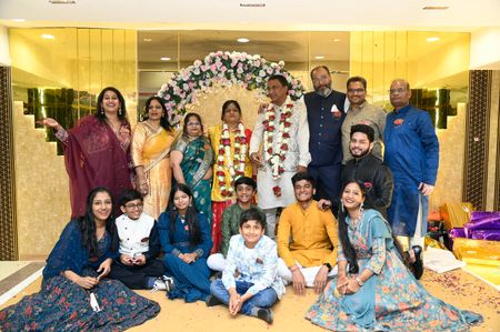Vikas Goyal founder and managing director of ALT Digital Technologies Pvt. Ltd. enjoys with family at sister's 25 wedding anniversary grand celebration in Bikaner on wenesday
DINESH GUPTA BIKANER-09414253300