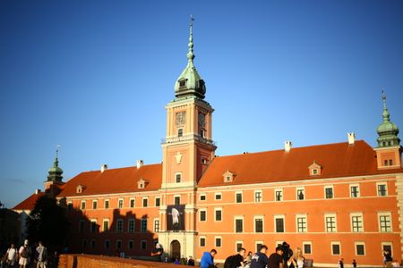 Warsaw Old Town during late summer.