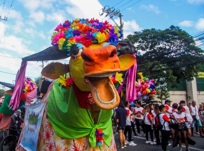 Higantes festival grand parade which is celebrated annually in the town of Angono Rizal, which shows the rich cultural heritage of Angono.
