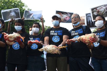13th National Animal Rights Day (NARD) event organized by a non-profit organization "Our Planet. Theirs Too" in Kolkata.