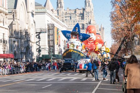 Atmosphere during 97th annual 2023 Macy's Thanksgiving Day Parade in Midtown Manhattan of New York