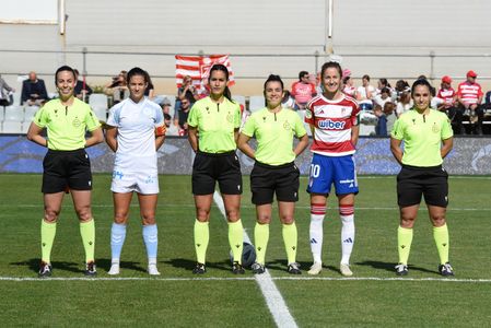 during the Liga F match between Granada CF and FC Levante Las Planas at Ciudad Deportiva on November 05, 2023 in Granada, Spain.