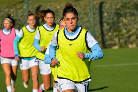 Antonietta Castiello (Lazio Women) during the warm-up of the match Lazio Women vs H&D Chievo Verona 9th day of Women's Italian Football Championship League B