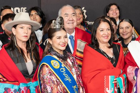 Members of Osage Nation attend premiere of the movie Killer os the Flower Moon at Alice Tully Hall in New York