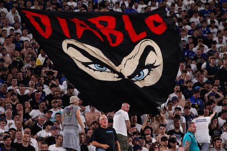 Italy, Rome, may 24 2023: during soccer game FC Inter vs Fiorentina, Finale Coppa Italia 2023 stadio Olimpico