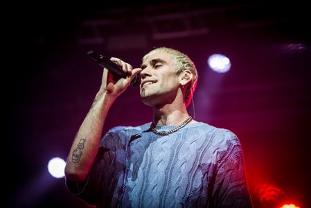 Mr. Rain (Mattia Balardi) performs at Fabrique in Milan.