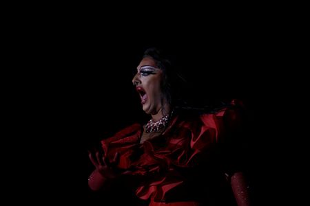 The Spanish drag queen and multidisciplinary artist, Jota Carajota, artistic name of Juan Jose Torres (Jerez de la Frontera, 2002), known for competing in the second season of Drag Race Spain in the Conde Duque Cultural Center. Several artists from the drag scene participated in the show 'Sequins and castanets. A transvestite tribute to the divas of Spanish folklore', in which the artists take a journey through reinterpretations of the most iconic songs of great folkloric women, taking advantage of the 100th anniversary of the birth of the most important folkloric in the country, Lola Flores. The performance addresses an artistic form with centuries of history, particularly inserted in Spanish LGTBI+ popular culture since the 1970s, and which is now undergoing a renewal and a new wave of popularity, with new generations of drag creators who are arriving very strongly.