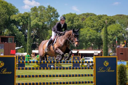 Jack Ryan (IRL) during the 90° CSIO ROMA 2023, CSIO5* Nations Cup - 1.55m - 110.000 EUR - LR - LORO PIANA TROPHY, at Piazza di Siena in Rome, Italy.