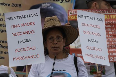portrait of women seekers at the May 10 protest