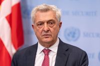 Filippo Grandi, United Nations High Commissioner for Refugees press briefing