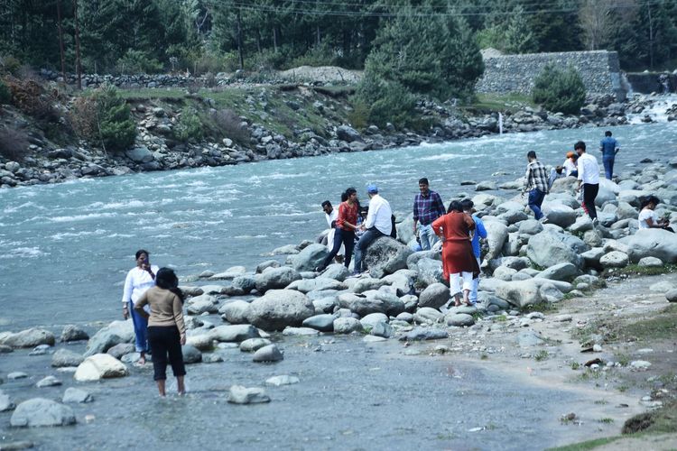 Tourists are enjoying in Pahalgam after deadly terror attack