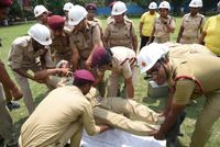India: Amock drill conducted by Eastern Railway in Kolkata
