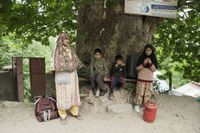 Destruction by Pakistani shelling in Uri sector of North Kashmir