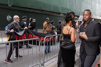Activists staged rally to protest usage of animal fur and against animal cruelty