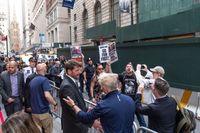 Activists staged rally to protest usage of animal fur and against animal cruelty