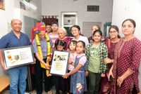 Grand Welcome of Dr. Narendra Kumar Sharma 