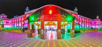 Ajmer railway station decorated with tricolour