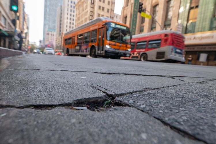 Potholes and broken sidewalks are a blight on the city