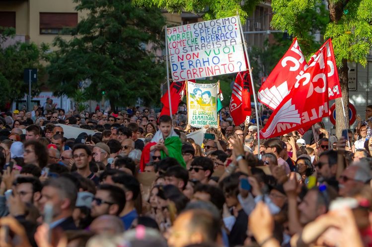 Italy: March against the mafia in Palermo