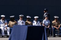 NY: Memorial Day ceremony at Intrepid museum
