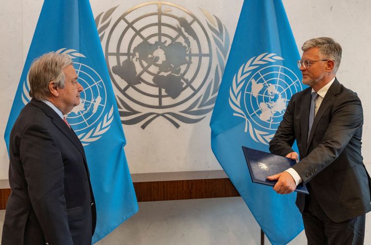 Presentation of Credentials by Ambassador Andrii Melnyk
