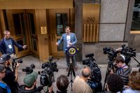Congressman Dan Goldman Holds Press Conference Slamming ICE