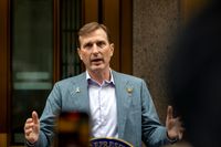 Congressman Dan Goldman Holds Press Conference Slamming ICE