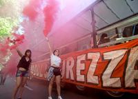 Rome: Demonstration against the security decree 