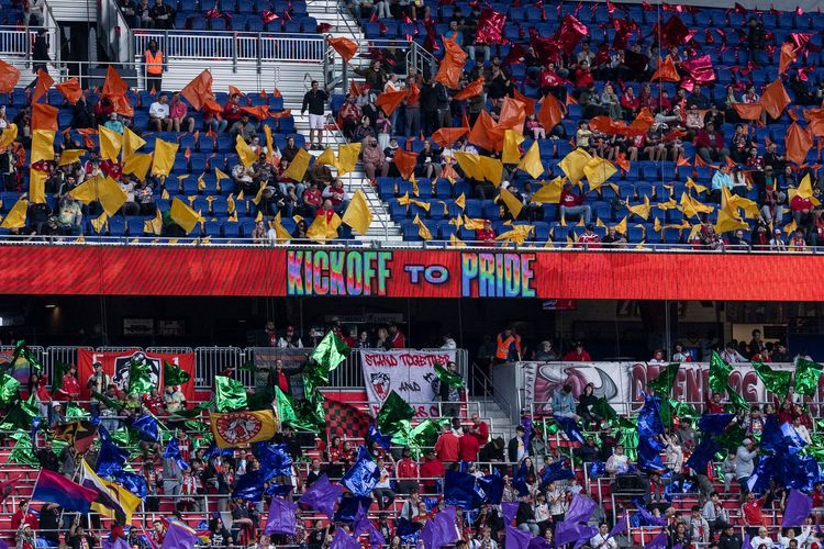 MLS regular season game between New York Red Bulls and Atlanta United
