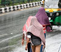 Evening Rain in New Delhi