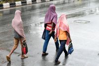 Evening Rain in New Delhi