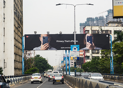 The rollout comes after the iPhone’s privacy and security have come into question post the latest Pegasus revelations. All iPad and iPhone users are advised to quickly install the iOS 14.7.1 update and iPadOS 14.7.1 update on their devices. This type of hoardings is all over Kolkata, West Bengal where privacy is being given more importance.