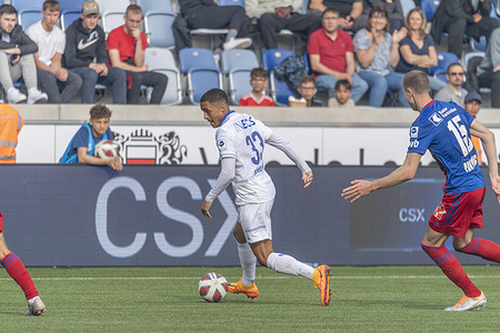 Lausanne Switzerland, 05/08/2022: Marvin Spielmann of Fc Lausanne-Sport (33) is in action during the 33rd day of the 2021-2022 Credit Suisse Super League with Fc Lausanne-Sport and FC Basel