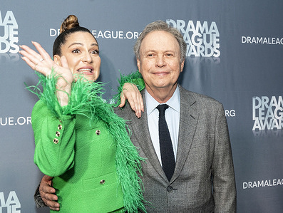 Shoshana Bean and Billy Crystal attend The 88th Annual Drama League Awards at Ziegfeld Ballroom